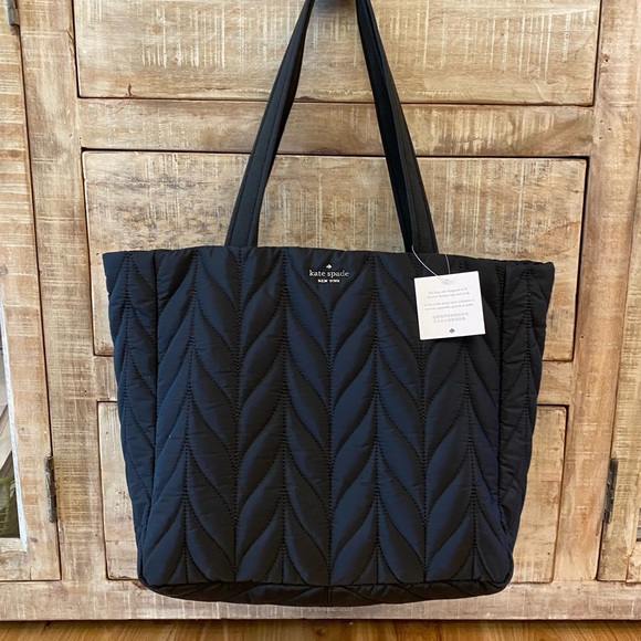 KATE SPADE Large Nylon Quilted Ellie Tote